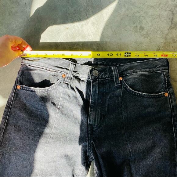 MENS LEVIS ALTERED 511 32 x 32 Slim Straight Dark Grey Washed Black Denim Jeans - Picture 11 of 12